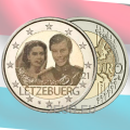 Luxembourg 2 euro UNC 2021-  40th Wedding Anniversary of Grand Duchess Maria Teresa With Grand Duke Henry photo