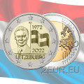 Luxembourg 2 euro UNC 2022 - 50 Years of Luxembourg Flag