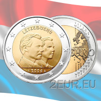Luksemburg 2 eurot UNC 2006 – päriliku suurhertsog Guillaume'i 25. sünniaastapäev