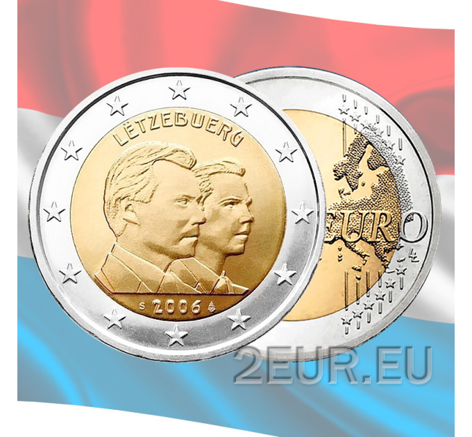 Luxembourg 2 euro UNC 2006 - 25th Anniversary of the Birth of Hereditary Grand Duke Guillaume