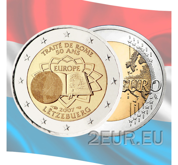 Luxembourg 2 euro UNC 2007 - 50 Years Treaty of Rome
