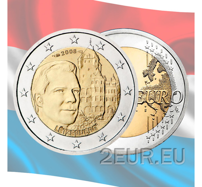 Luxembourg 2 euro UNC 2008 - Chateau de Berg