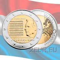 Luksemburg 2 eurot UNC 2013 – Luksemburgi Suurhertsogiriigi hümn