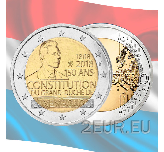 Luxembourg 2 euro UNC 2018 - 150th Anniversary of the Luxembourg Constitution