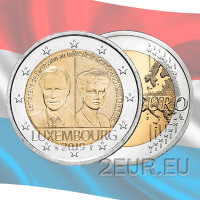 Luksemburg 2 eurot UNC 2019 – suurhertsoginna Charlotte'i troonile tõusmise 100. aastapäev