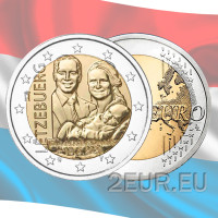 Luksemburg 2 eurot UNC 2020 – prints Charlesi sünd