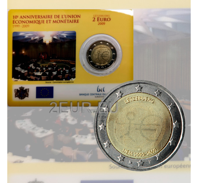 Luxembourg 2 euro BU 2009 - 10 Years Euro