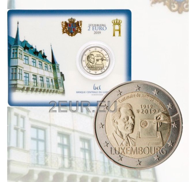 Luxembourg 2 euro BU 2019 - Centenary of the Universal Voting Right
