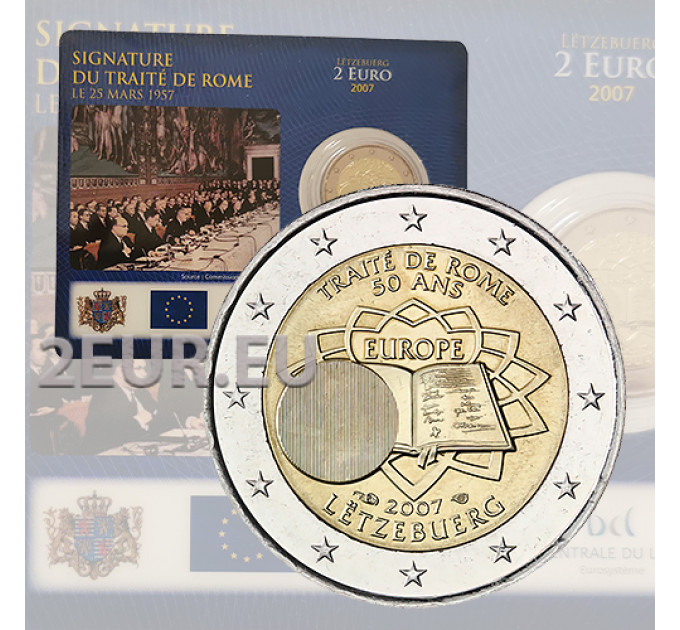 Luxembourg 2 euro BU 2007 - 50 Years Treaty of Rome
