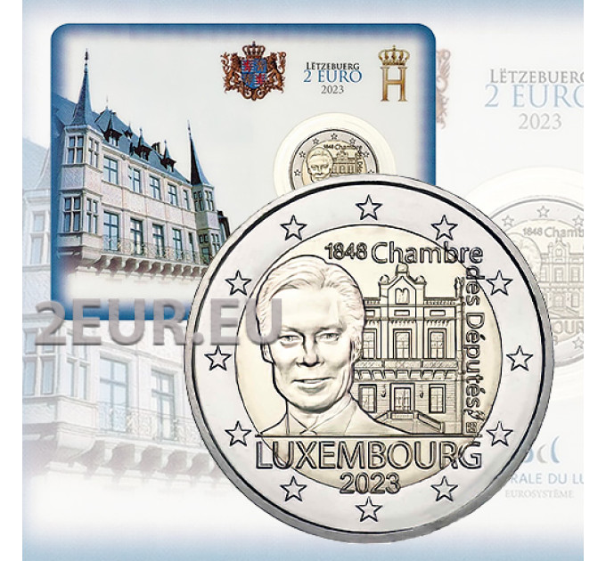 Luxembourg 2 euro BU 2023 - 175th Anniversary of the Chamber of Deputies and the First Constitution