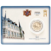 Luksemburg 2 eurot BU 2024 – 175. aastapäev suurvürst Guillaume II surmast