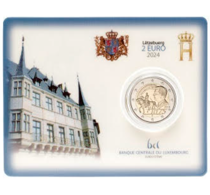 Luxembourg 2 euro BU 2024 - 175th Anniversary of the Death of the Grand Duke Guillaume II