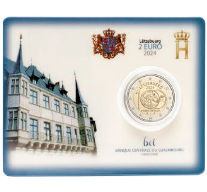 Luxembourg 2 euro BU 2024 - 100th Anniversary of the Introduction of Luxembourg Franc