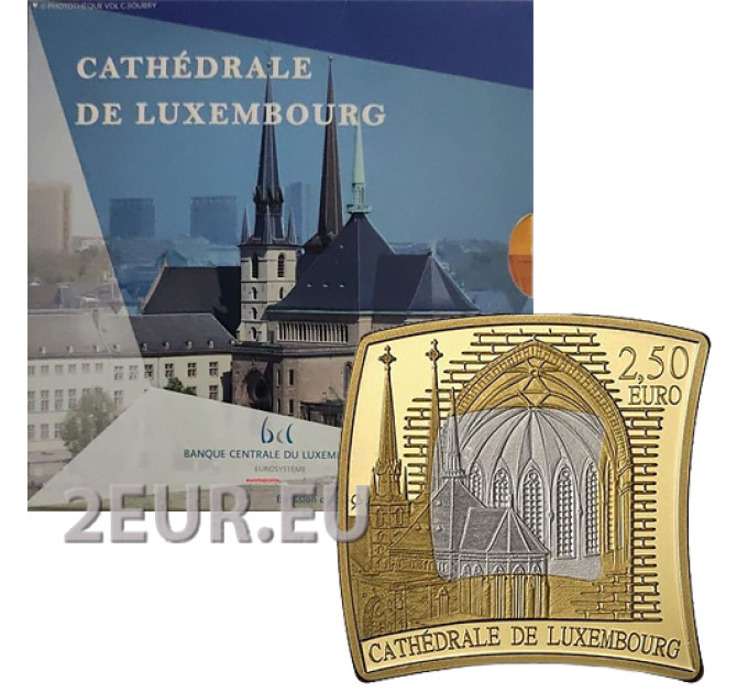 Luxembourg 2,5 euro silver PROOF 2023 - Notre Dame Cathedral