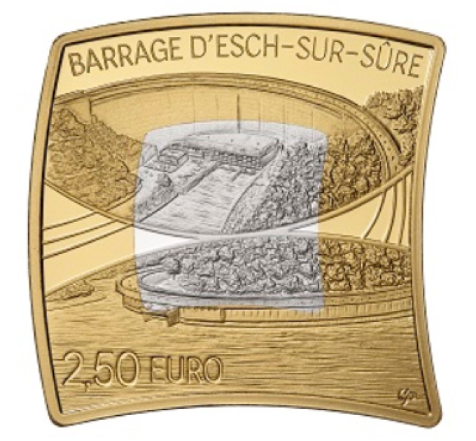 Luxembourg 2,5 euro silver PROOF 2024 - ESCH-SUR-SURE DAM