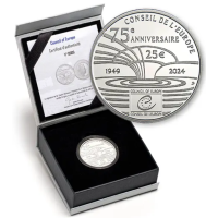 Luxembourg 25 euro silver Proof 2024 - 75th Aniversary of the Council of Europe
