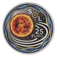 Luxembourg 25 euro silver Proof 2025 - The Solar System - The Sun