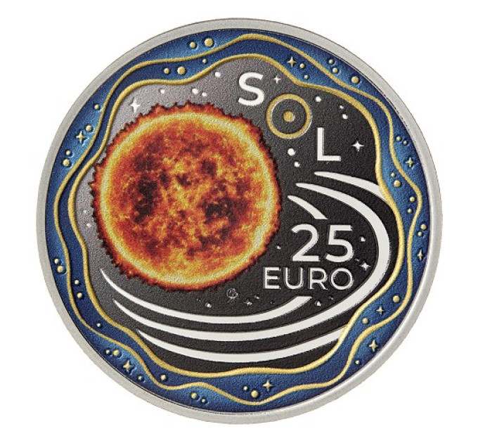 Luxembourg 25 euro silver Proof 2025 - The Solar System - The Sun