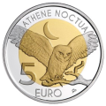 Luxembourg 5 euro silver Proof 2024 - Fauna and Flora - LITTLE OWL