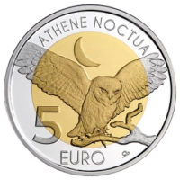 Luxembourg 5 euro silver Proof 2024 - Fauna and Flora - LITTLE OWL