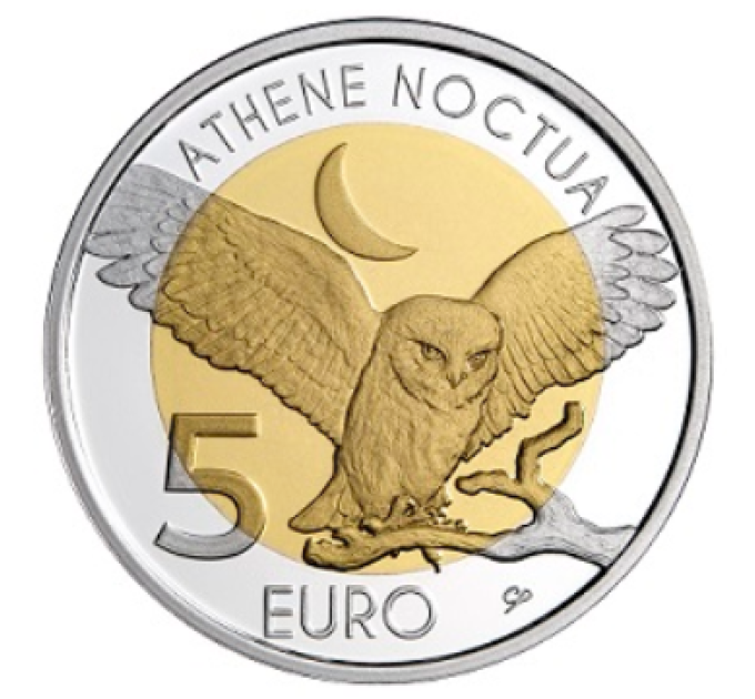 Luxembourg 5 euro silver Proof 2024 - Fauna and Flora - LITTLE OWL