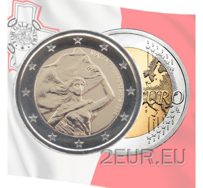 Malta 2 euro UNC 2014 - Independence 1964