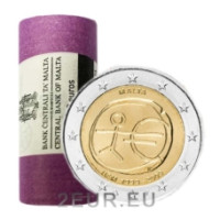 Malta 2 eurot UNC rulli 2009 – EMU