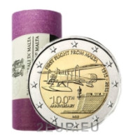 Malta 2 eurot UNC rulli 2015 – Malta esimene lend
