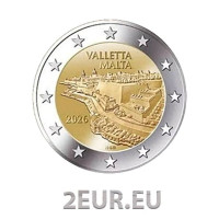 Malta 2 eurot 2026 UNC - Valletta
