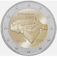 Malta 2 eurot UNC 2024 – Gozo tsitadell