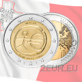 Malta 2 euro UNC 2009 - 10 Years Euro