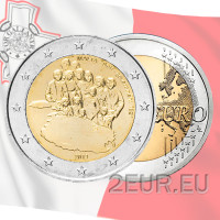 Malta 2 eurot UNC 2013 – Omavalitsus 1921. a