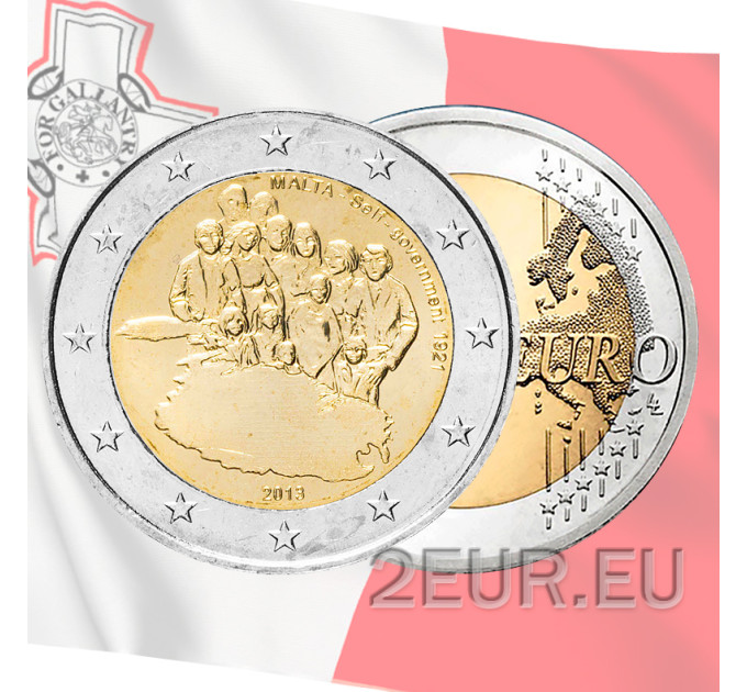 Malta 2 euro UNC 2013 - Self-Government 1921