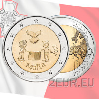 Malta 2 eurot UNC 2017 – Solidaarsus ja rahu