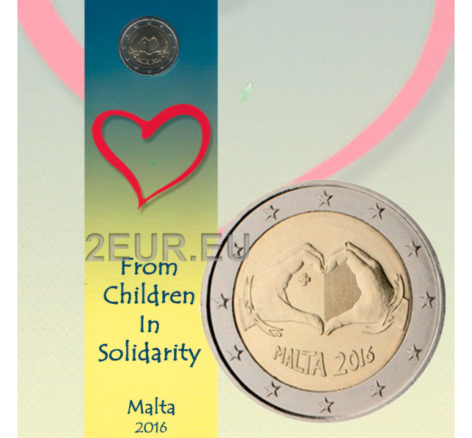 Malta 2 euro BU 2016 - Solidarity Through Love