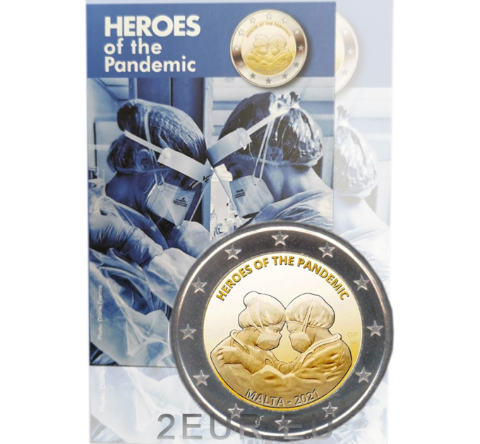 Malta 2 euro BU 2021 -  Heroes of the Pandemic