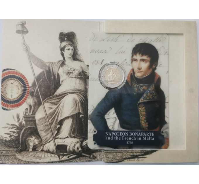 Malta 2 euro BU 2023 - 225th Anniversary of the Arrival of the French in Malta - Napoleon Bonaparte