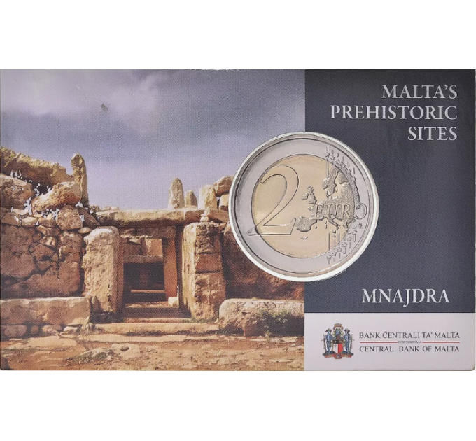 Malta 2 euro BU 2018 - Mnajdra Temples