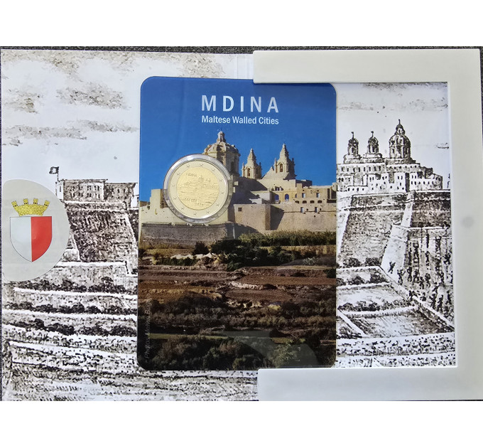 Malta 2 euro BU 2025 - Historic City of Mdina
