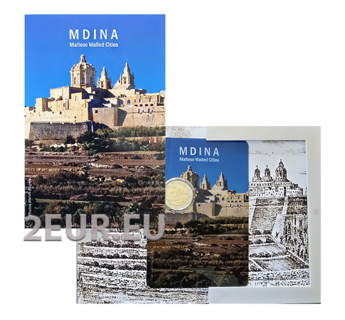 Malta 2 euro BU 2025 - Historic City of Mdina
