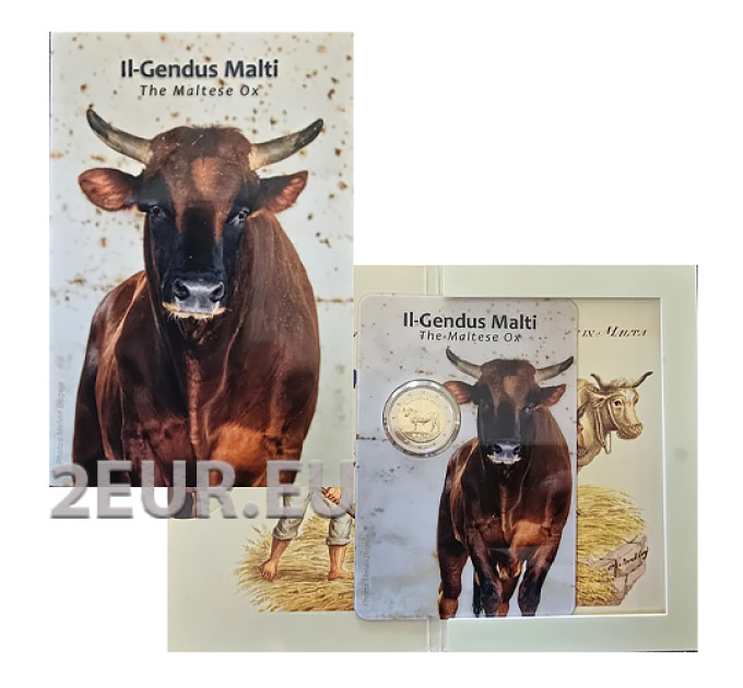 Malta 2 euro BU 2025 - Maltese Bull