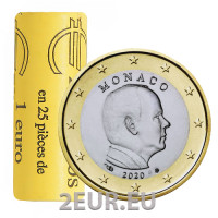 Monaco 1-eurone rull 2020