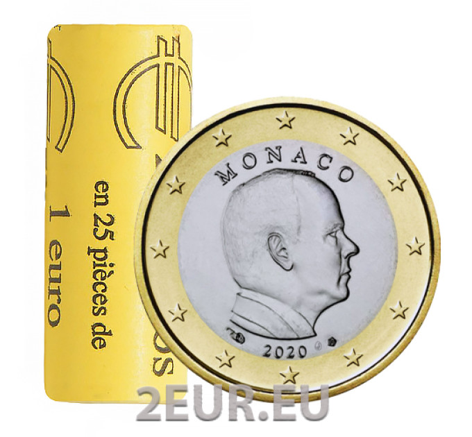 Monaco 1 euro Roll 2020