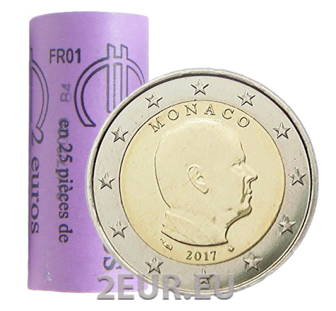 Monaco 2 euro Roll 2017