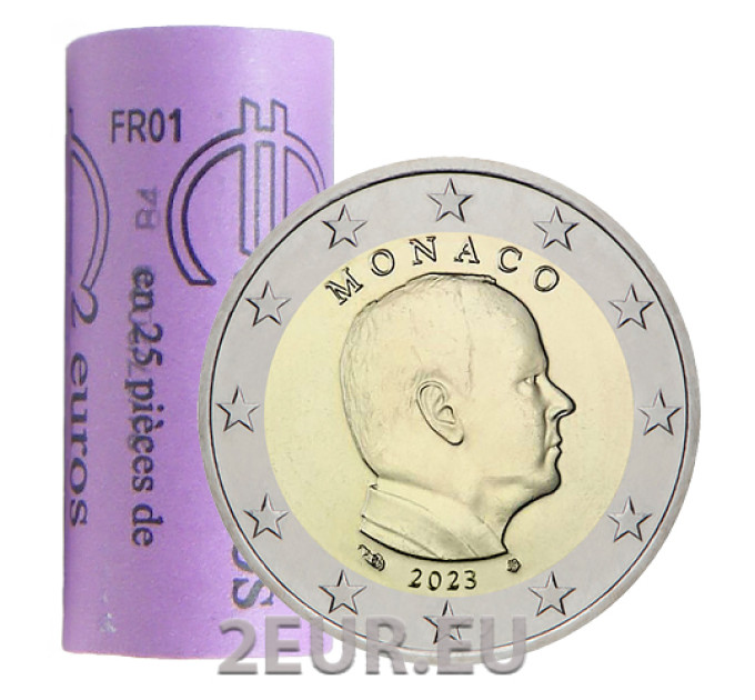 Monaco 2 euro Roll 2023
