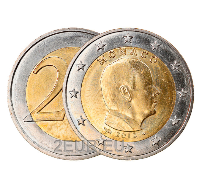 Monaco 2 euro UNC 2012 - Prince Albert II