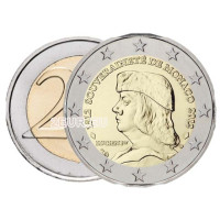 Monaco 2 eurot UNC 2012 – 500 aastat iseseisvust 1512–2012