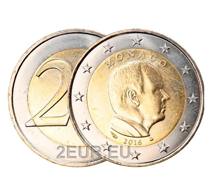 Monaco 2 euro UNC 2016 - Prince Albert II