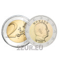 Monaco 2 euro UNC 2023 - Prince Albert II