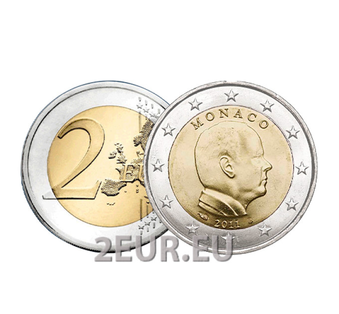 Monaco 2 euro UNC 2011 - Prince Albert II